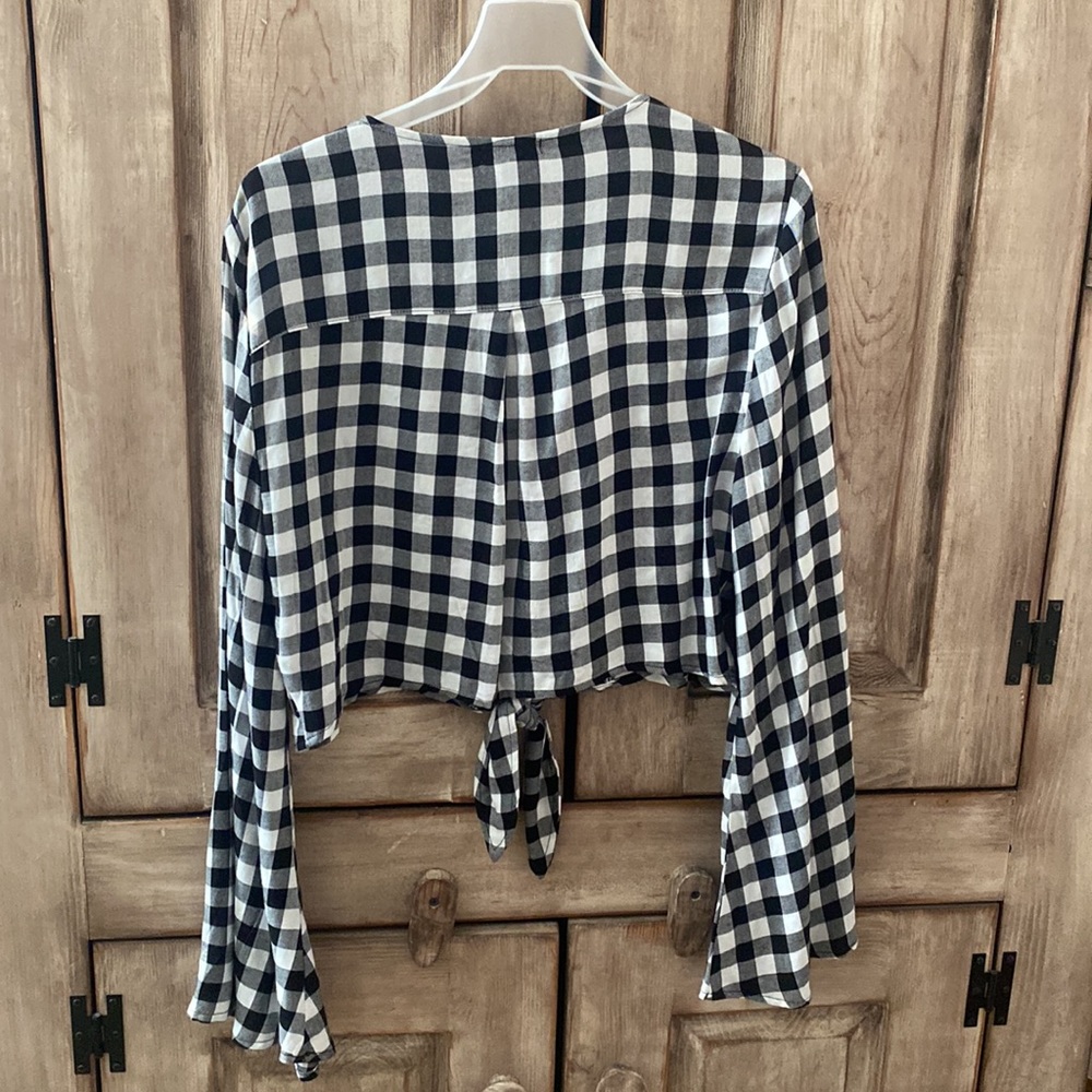 Checkered button up - Picture 2 of 3